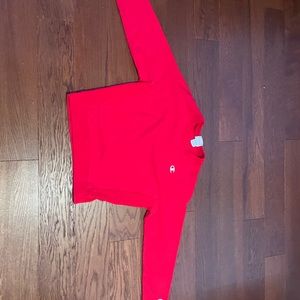 CHAMPION red crew neck